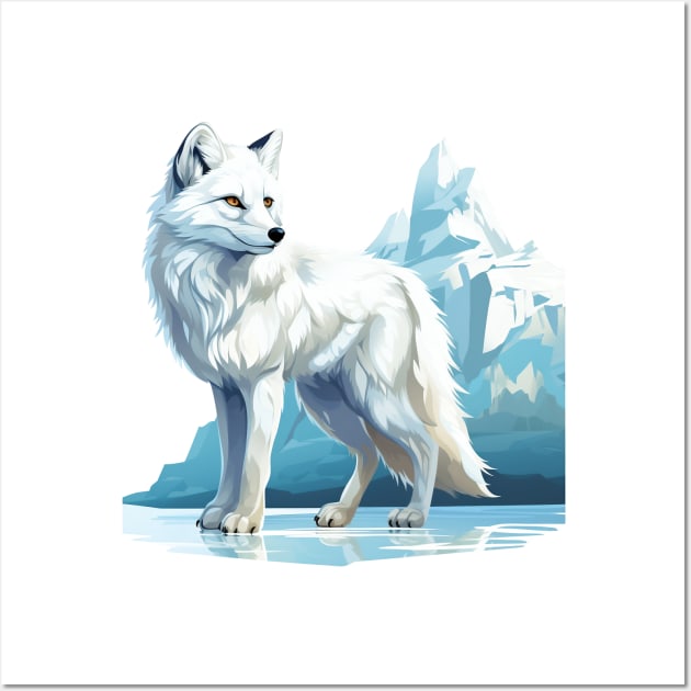 Arctic Fox Wall Art by zooleisurelife